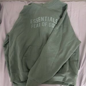 Essentials Sage Green Hoodie